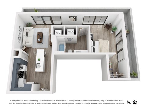bedroom floor plan an in 2d